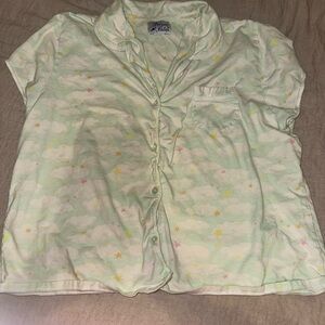 Women's Cloud Print Pajama Set